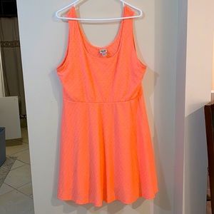 Bright Peach Dress
